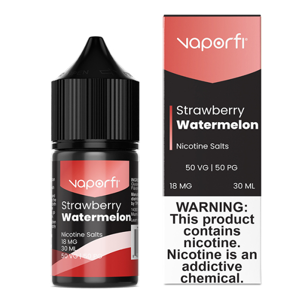 30mL Strawberry Watermelon Nic Salts Bottle and Product Box