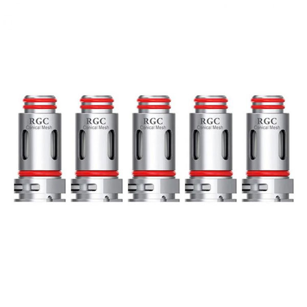 SMOK RGC Replacement Coils 5 pack displayed outside of the packaging for clear visuals