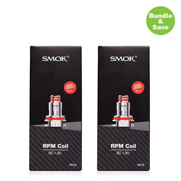 Double SMOK RPM 40 Coil Replacement boxes to indicate that 2 5 packs are included in this bundle offer