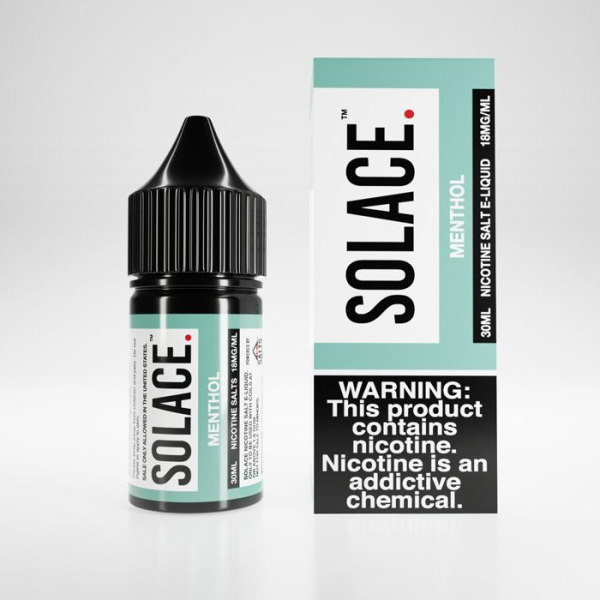 Menthol Nic Salt by Solace Vapor (30mL) Menthol Nic Salt by Solace Vapor (30mL)