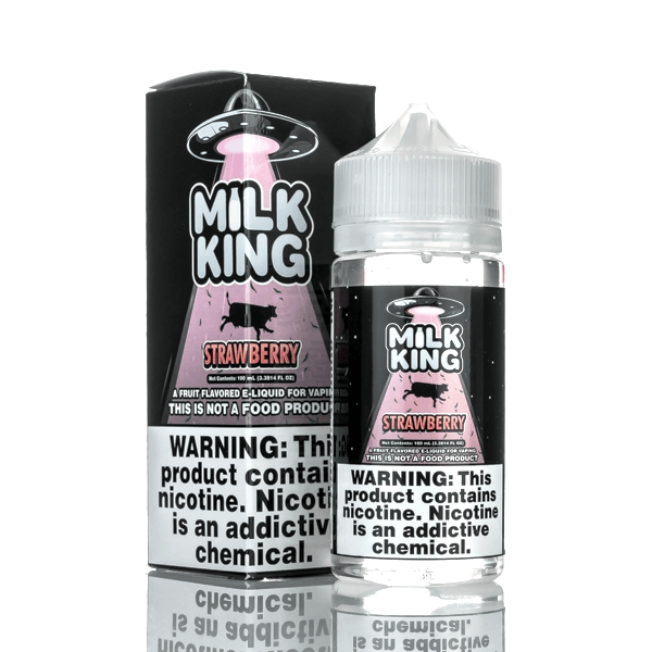 Strawberry by Milk King E-liquid (100mL Strawberry by Milk King E-liquid (100mL