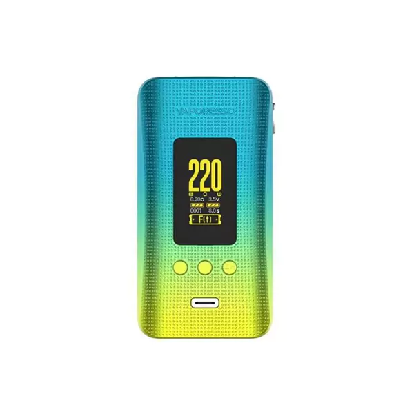 Aurora Green Vaporesso Gen 200 designed for comfortable grip