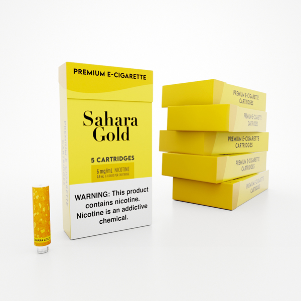 VaporFi Express Sahara Gold E Cig Cartridges - 30 Pack