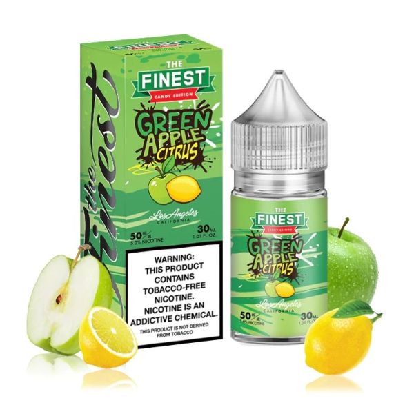 Green Apple Citrus Nic Salt by The Finest - (30mL)