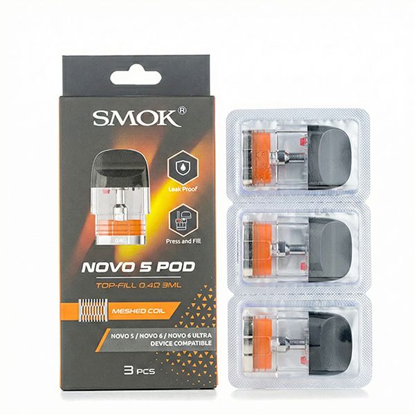Smok Novo 5 Replacement Pod - 3 Pack