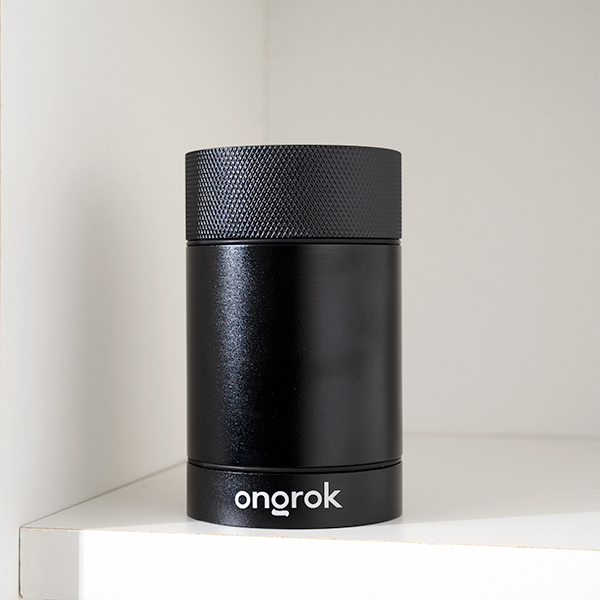 Ongrok Aluminum Storage Jar - Black