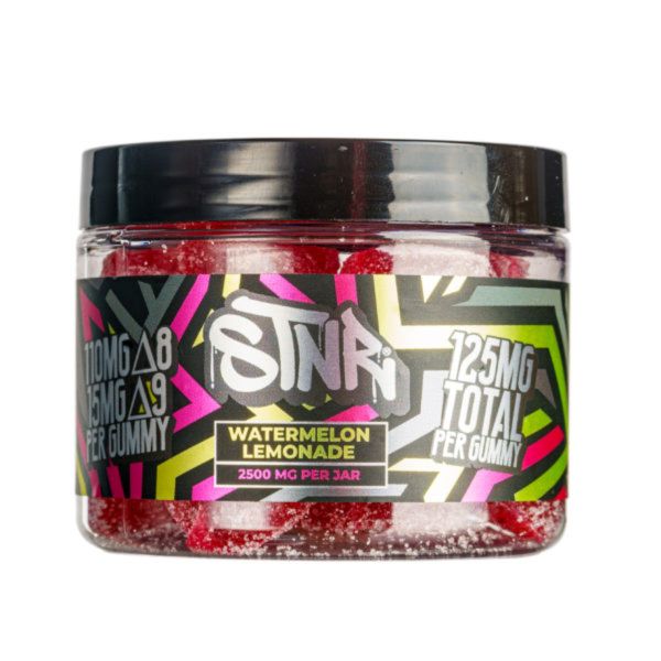 STNR Watermelon Lemonade Gummies - 125 mg - 20 Count