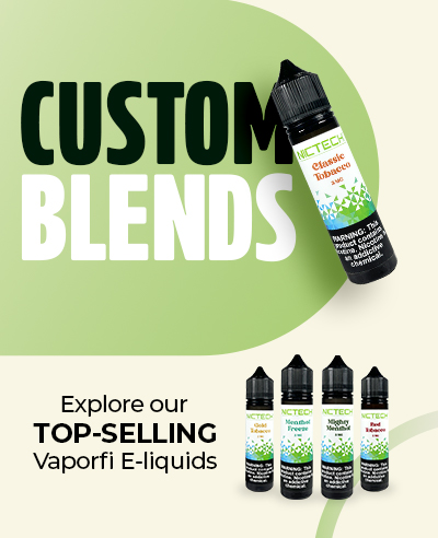 VaporFi NicTech Brand Custom Blend Tobacco Vape Juice