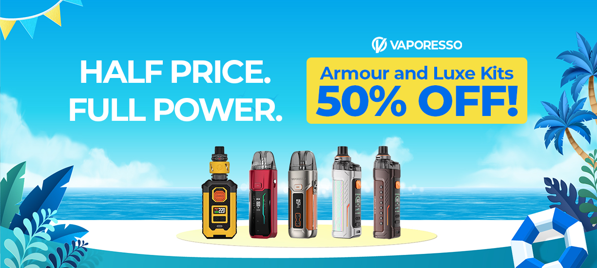 50% OFF VAPORESSO 