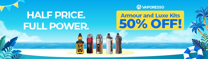 50% OFF VAPORESSO 