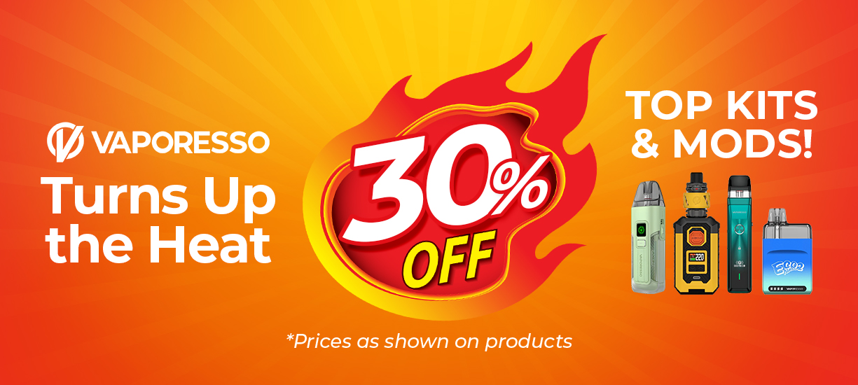 VAPORESSO 30% OFF