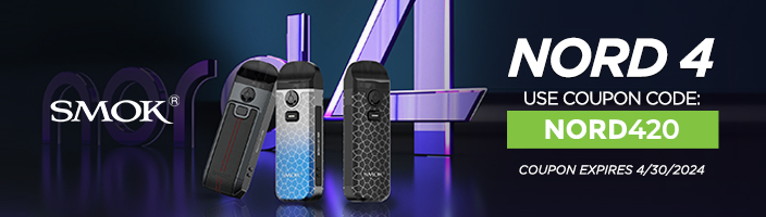 Click To Apply Coupon Code For The Smok Nord 4 Kit